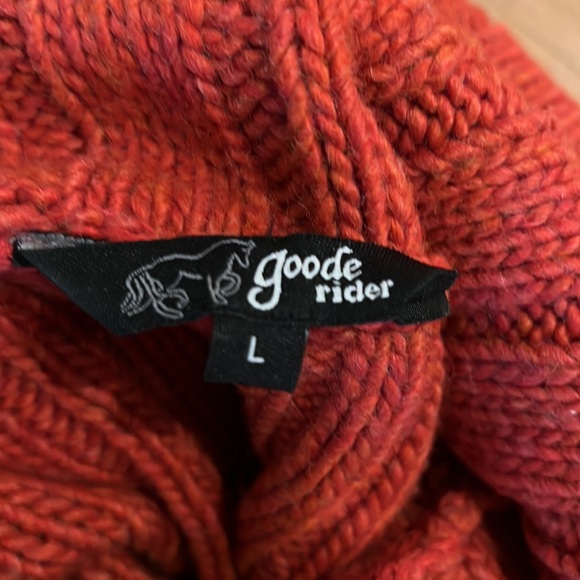 Goode Rider cowl neck sweater - size L - Picture 3 of 4
